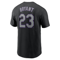 Kris Bryant Colorado Rockies Nike Fuse Name & Number T-Shirt - Black T-shirts