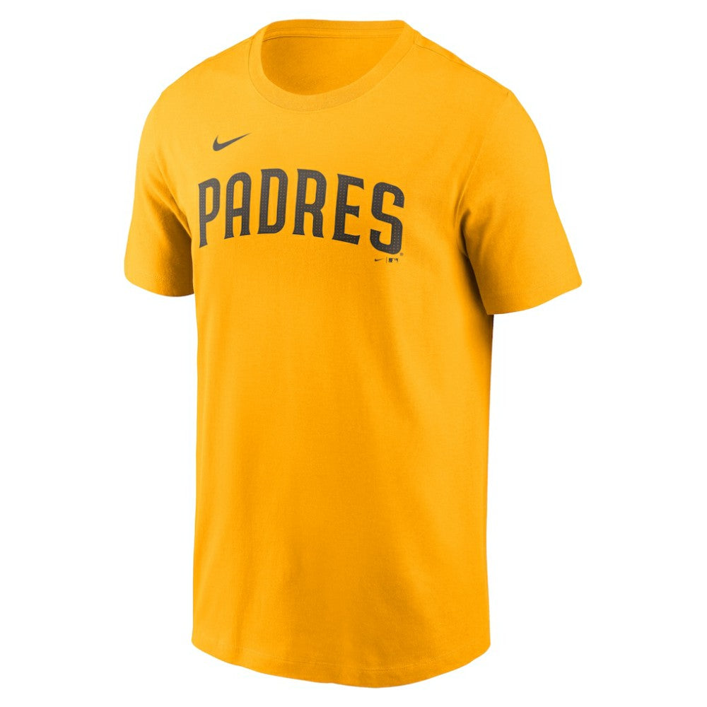 Manny Machado San Diego Padres Nike Fuse Name & Number T-Shirt - Gold T-shirts