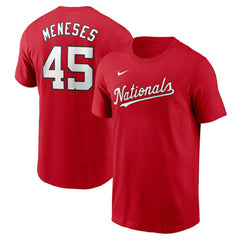 Joey Meneses Washington Nationals Nike Fuse Name & Number T-Shirt - Red T-shirts