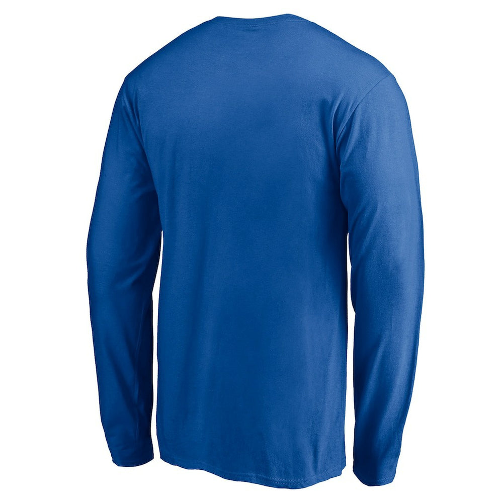 Detroit Pistons Team Arch Knockout Long Sleeve T-Shirt Blue