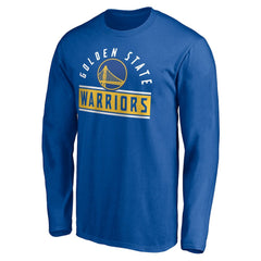 Golden State Warriors Team Arch Knockout Long Sleeve T-Shirt Royal
