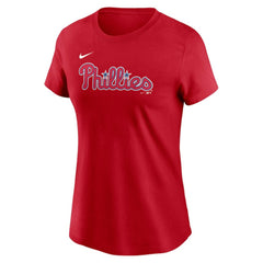 J.T. Realmuto Philadelphia Phillies Nike Women's Cooperstown Collection Fuse Name & Number T-Shirt - Red T-shirts