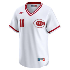 Barry Larkin Cincinnati Reds Nike Throwback Cooperstown Limited Jersey - White Jerseys