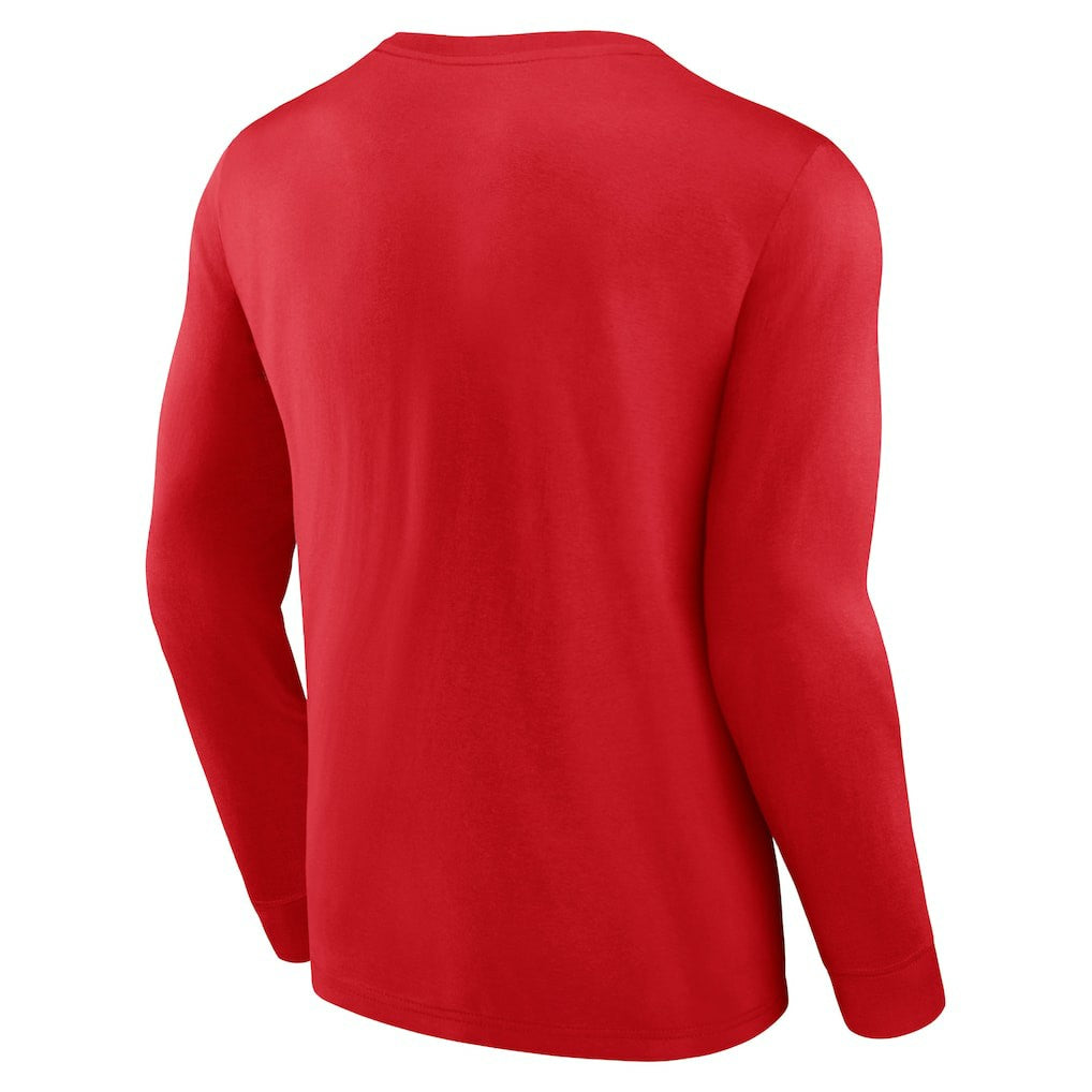 Chicago Bulls Baseline Long Sleeve T-Shirt Red