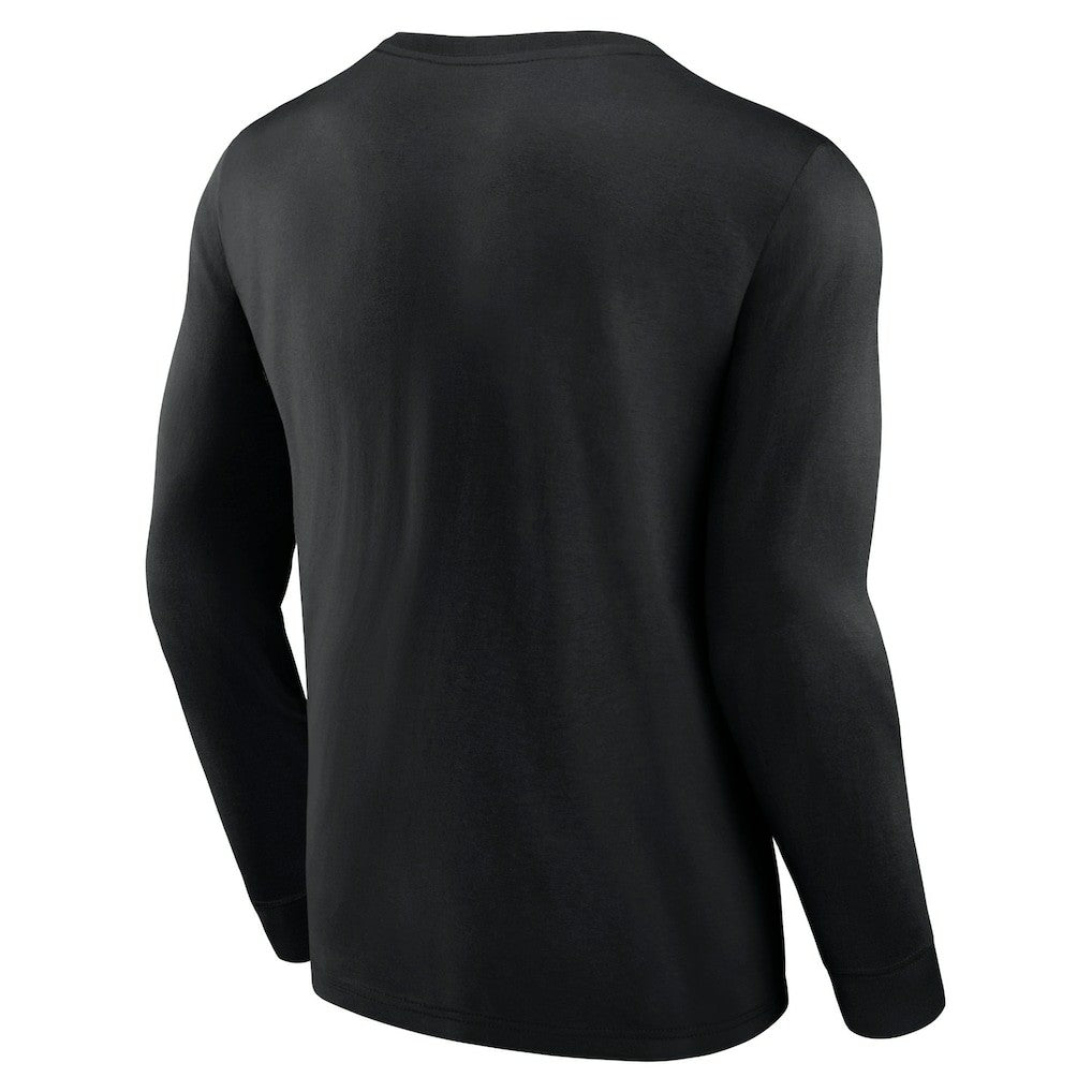 Brooklyn Nets Baseline Long Sleeve T-Shirt Black