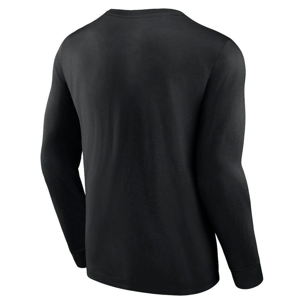 Brooklyn Nets Baseline Long Sleeve T-Shirt Black