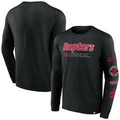 Toronto Raptors Baseline Long Sleeve T-Shirt Black