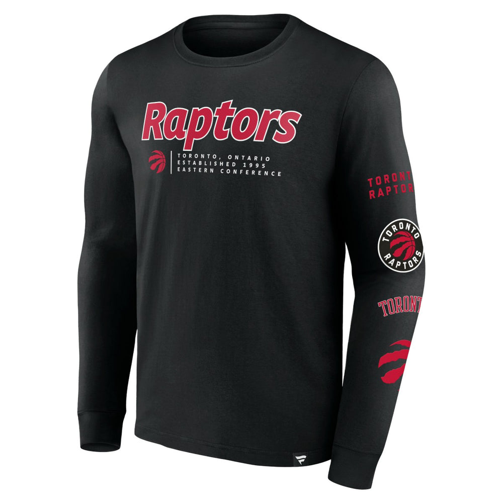 Toronto Raptors Baseline Long Sleeve T-Shirt Black