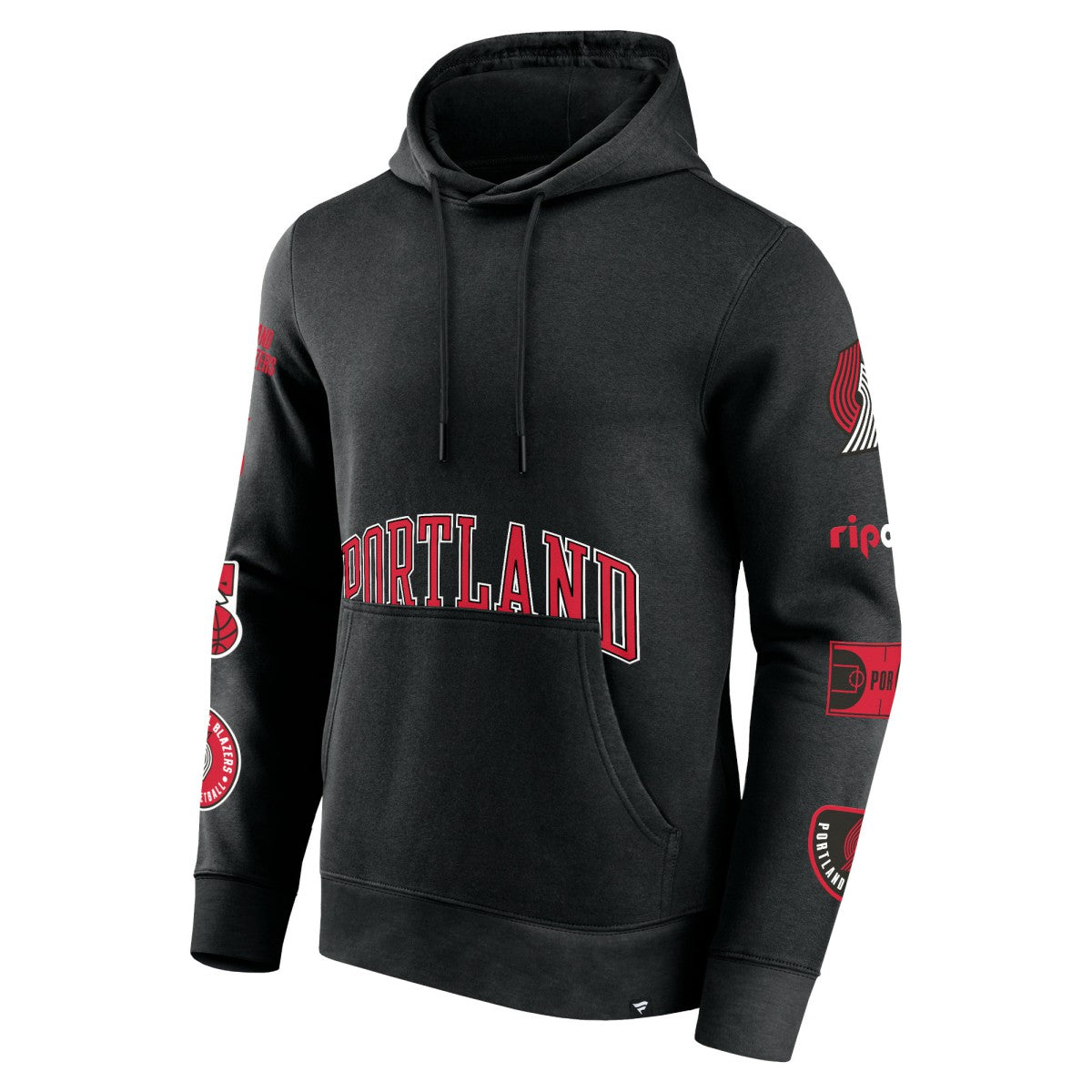 Portland Trail Blazers Home Court Pullover Hoodie Black