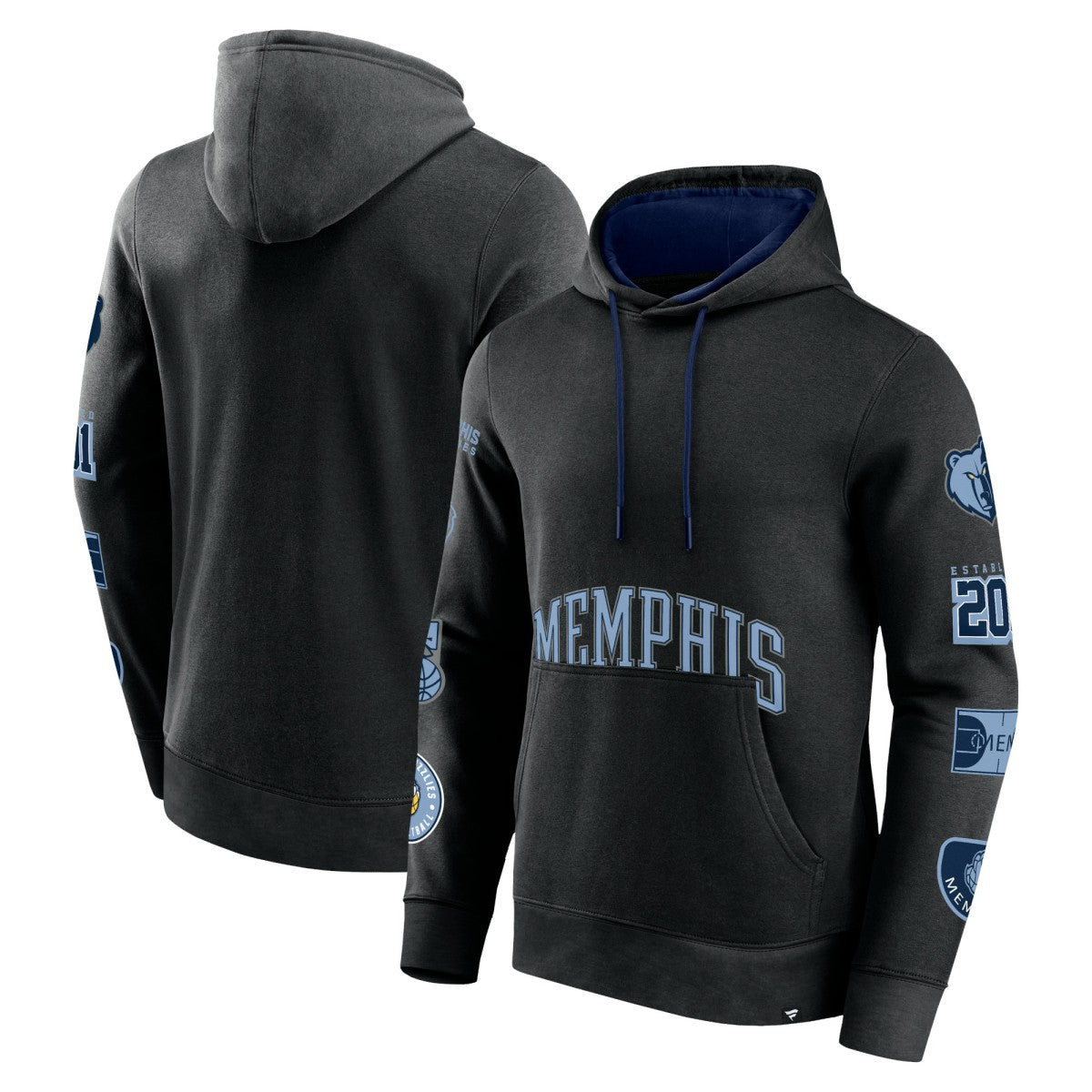 Memphis Grizzlies Home Court Pullover Hoodie Black