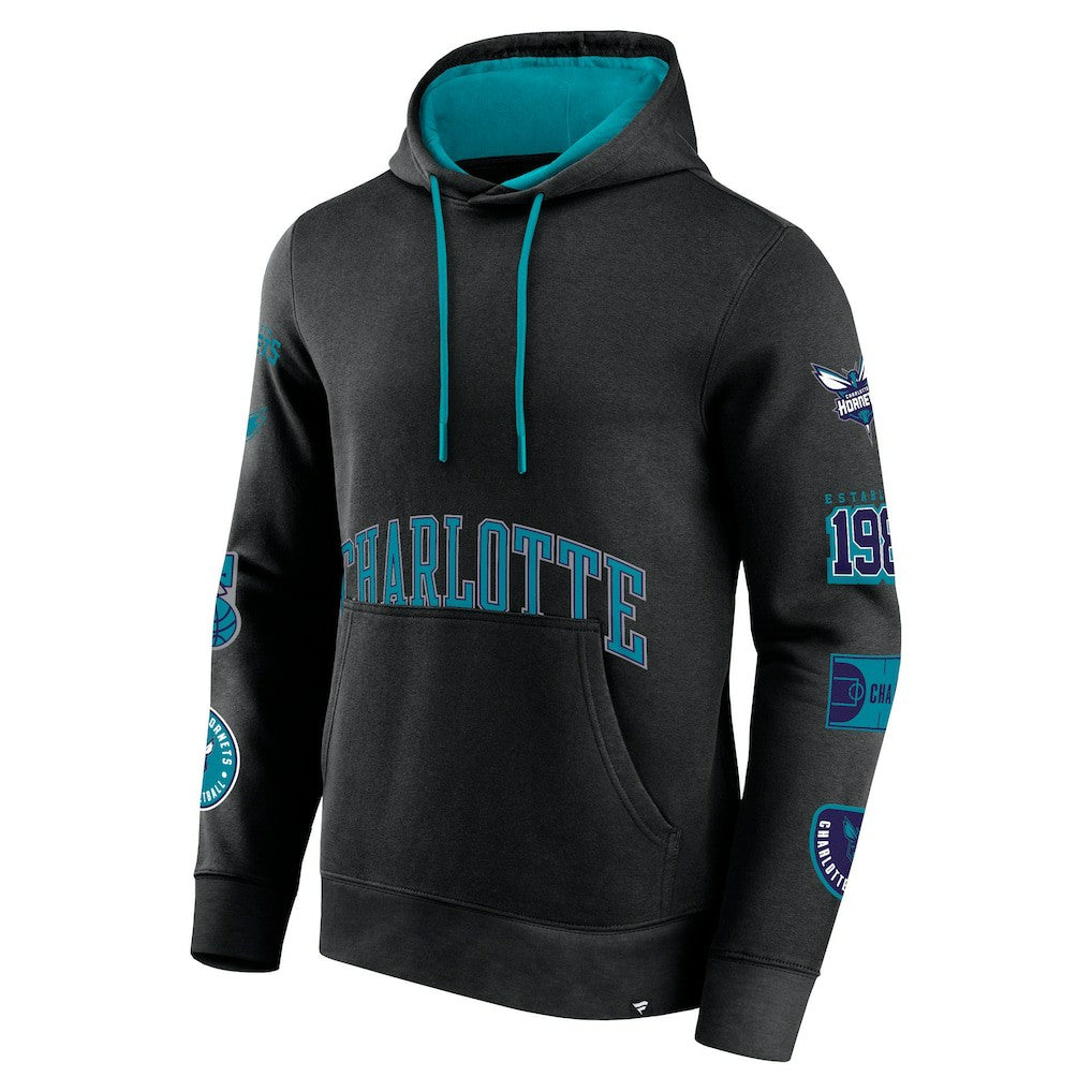 Charlotte Hornets Home Court Pullover Hoodie Black