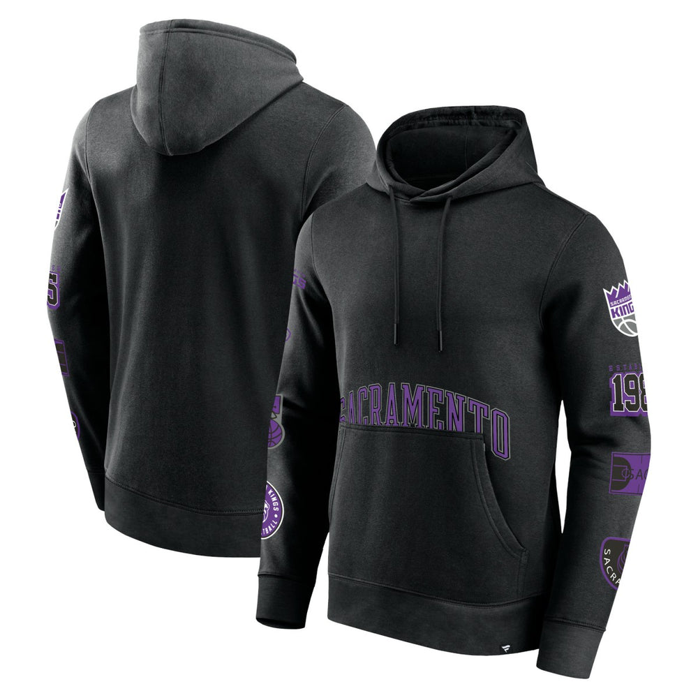 Sacramento Kings Home Court Pullover Hoodie Black