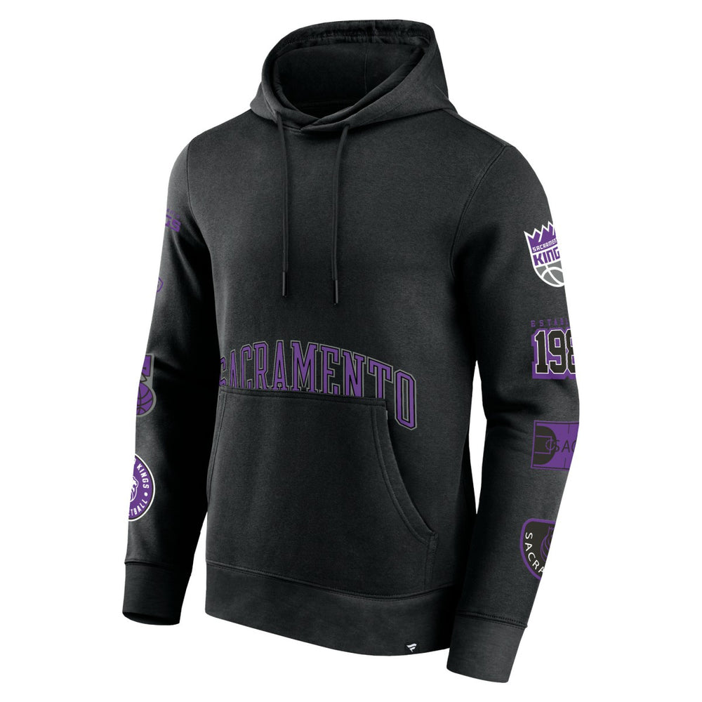 Sacramento Kings Home Court Pullover Hoodie Black