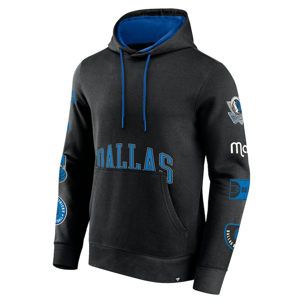 Dallas Mavericks Home Court Pullover Hoodie Black