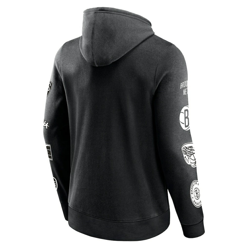 Brooklyn Nets Home Court Pullover Hoodie Black