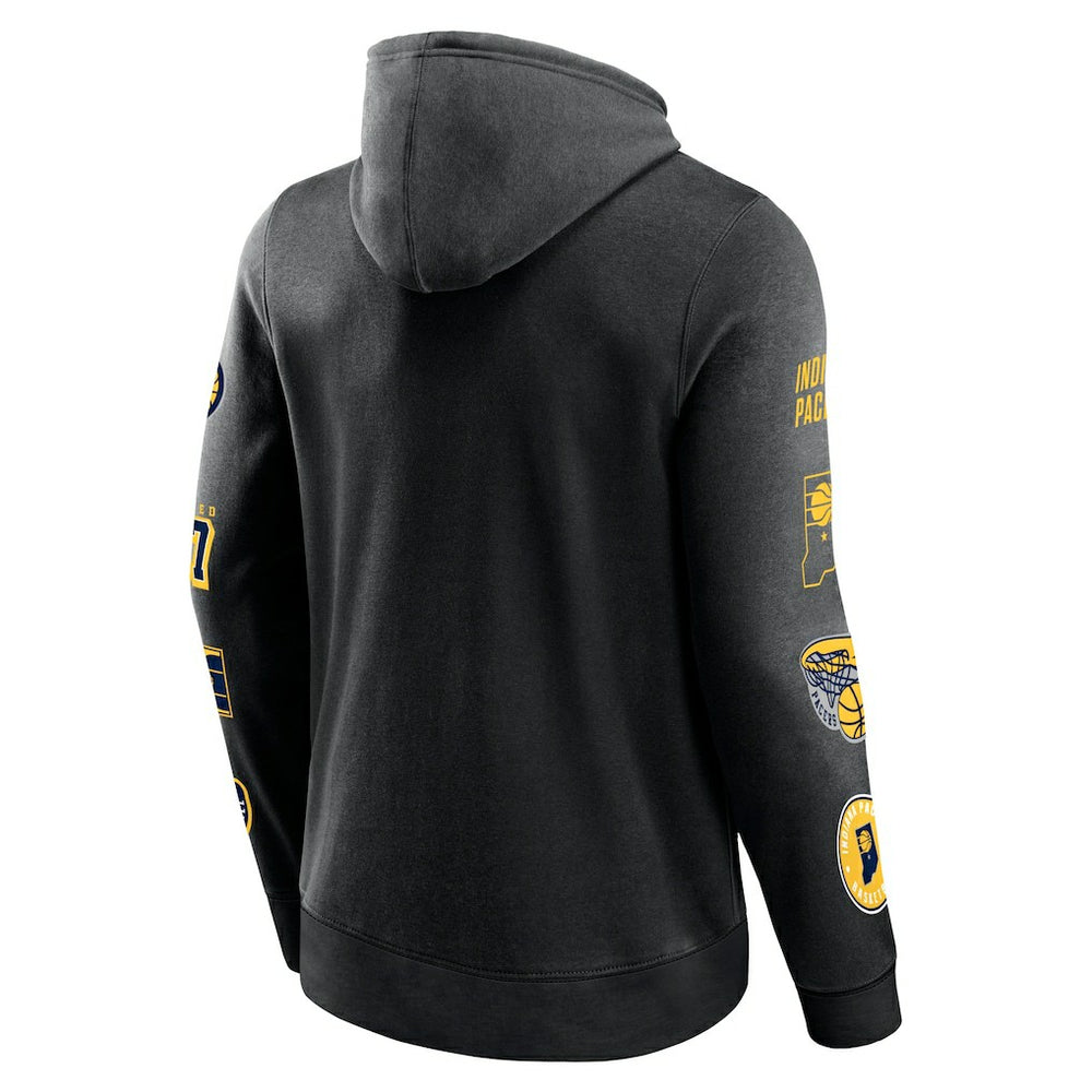 Indiana Pacers Home Court Pullover Hoodie Black