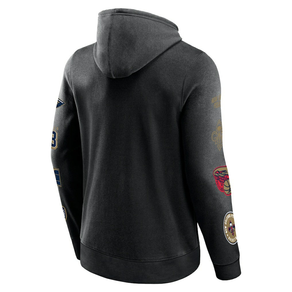 New Orleans Pelicans Home Court Pullover Hoodie Black