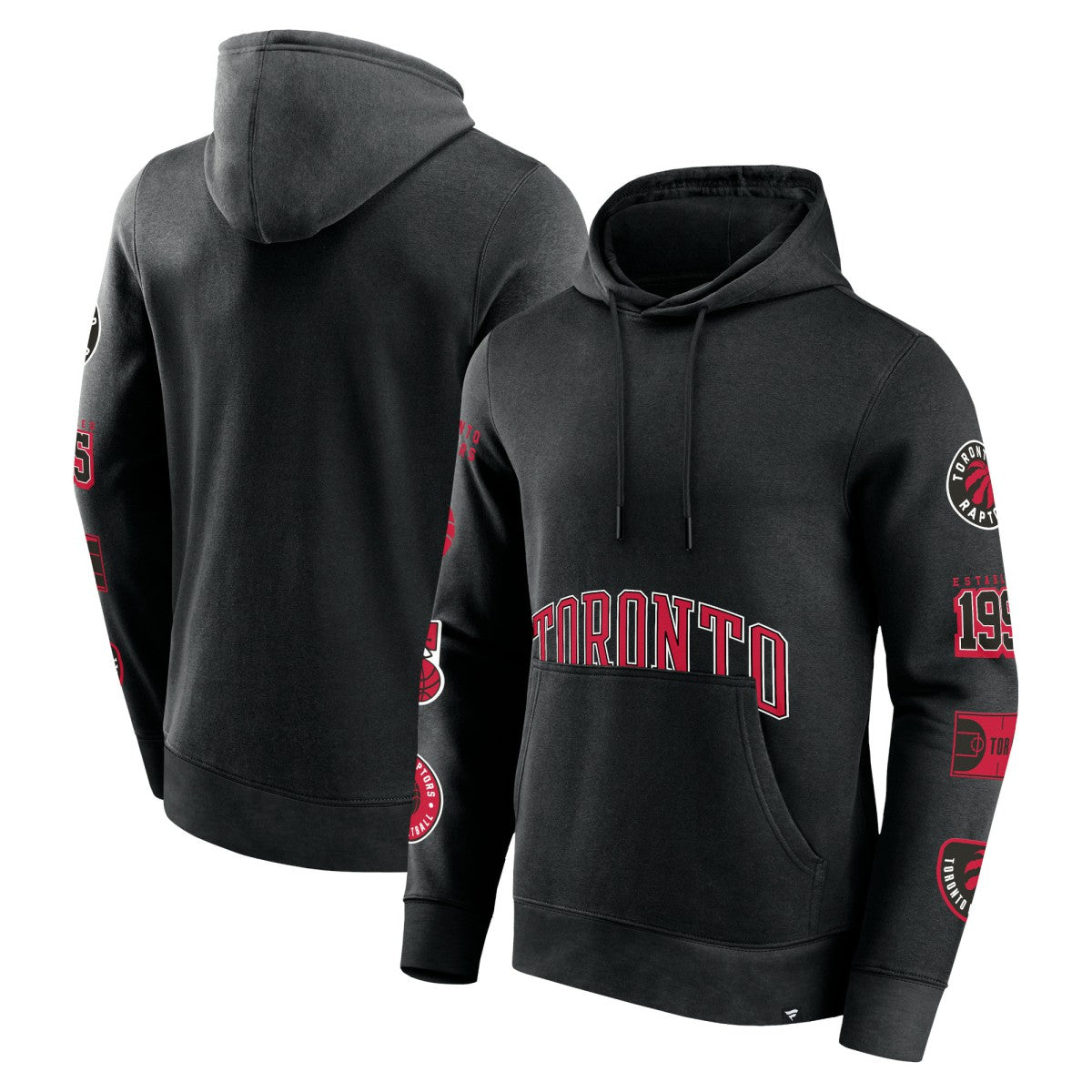 Toronto Raptors Home Court Pullover Hoodie Black