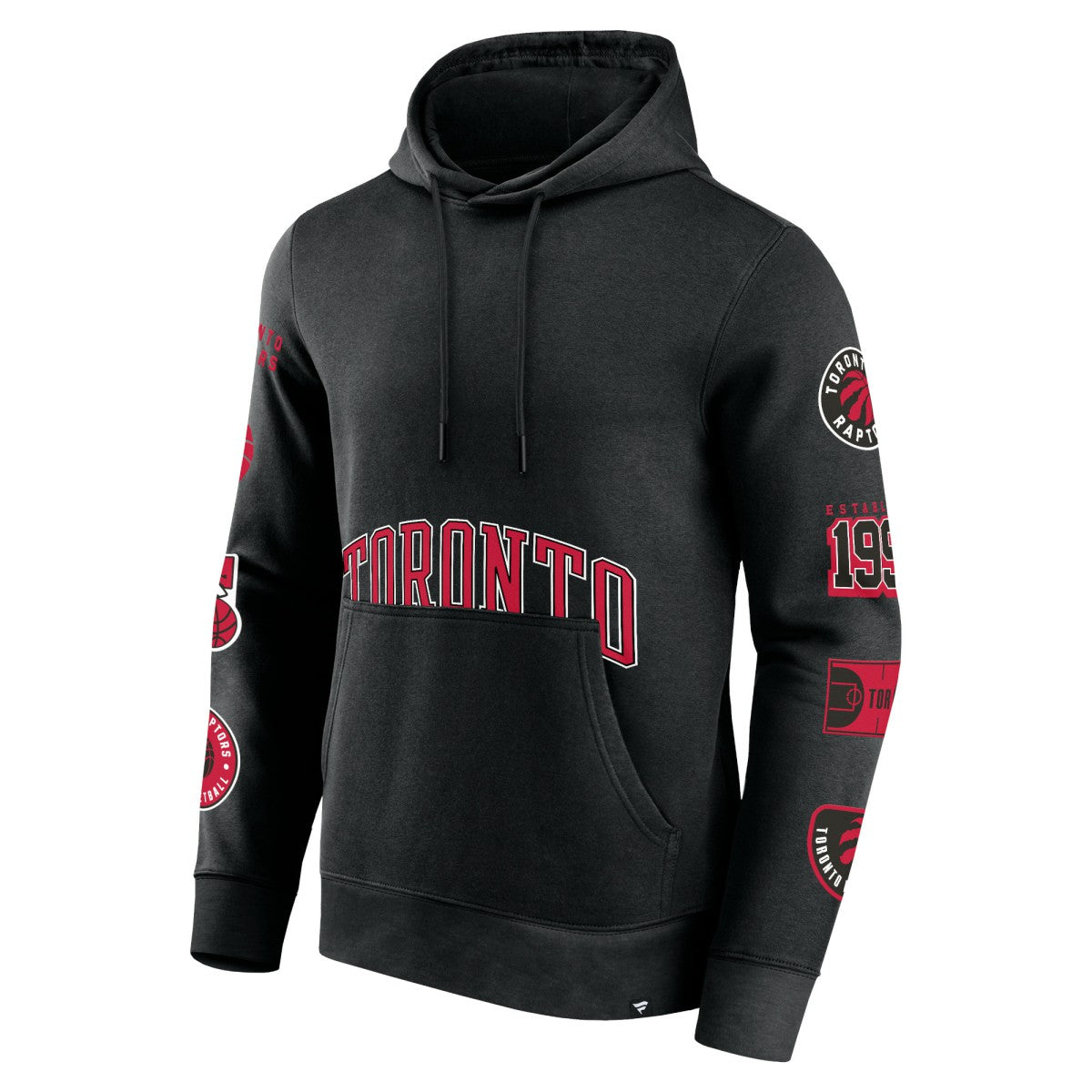 Toronto Raptors Home Court Pullover Hoodie Black