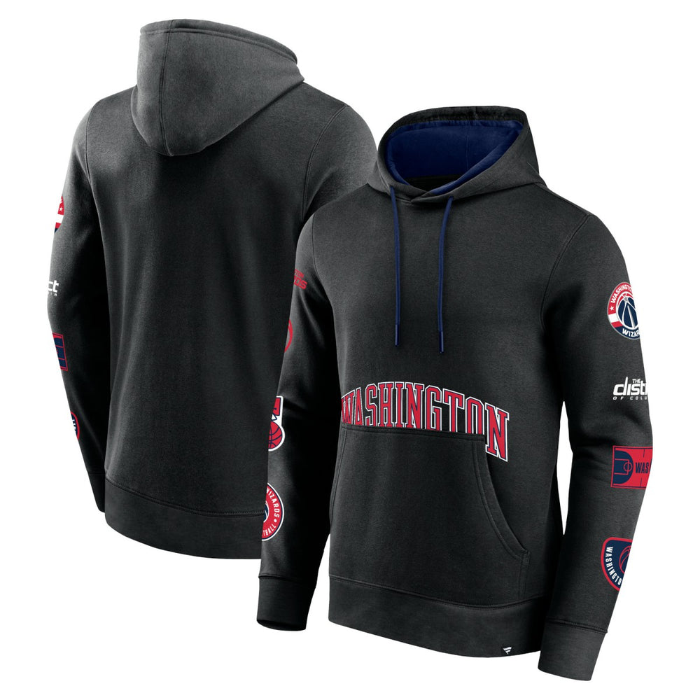 Washington Wizards Home Court Pullover Hoodie Black