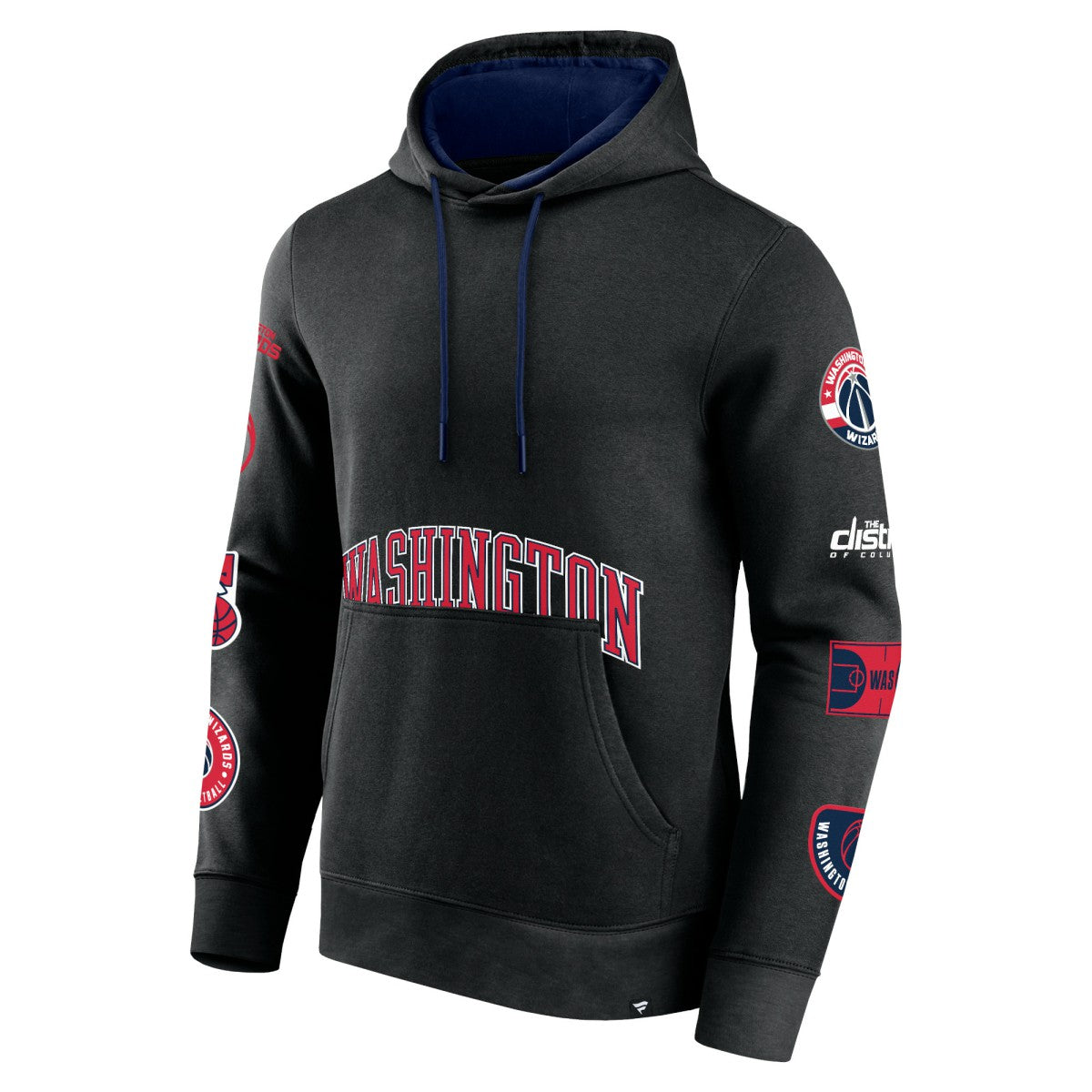 Washington Wizards Home Court Pullover Hoodie Black