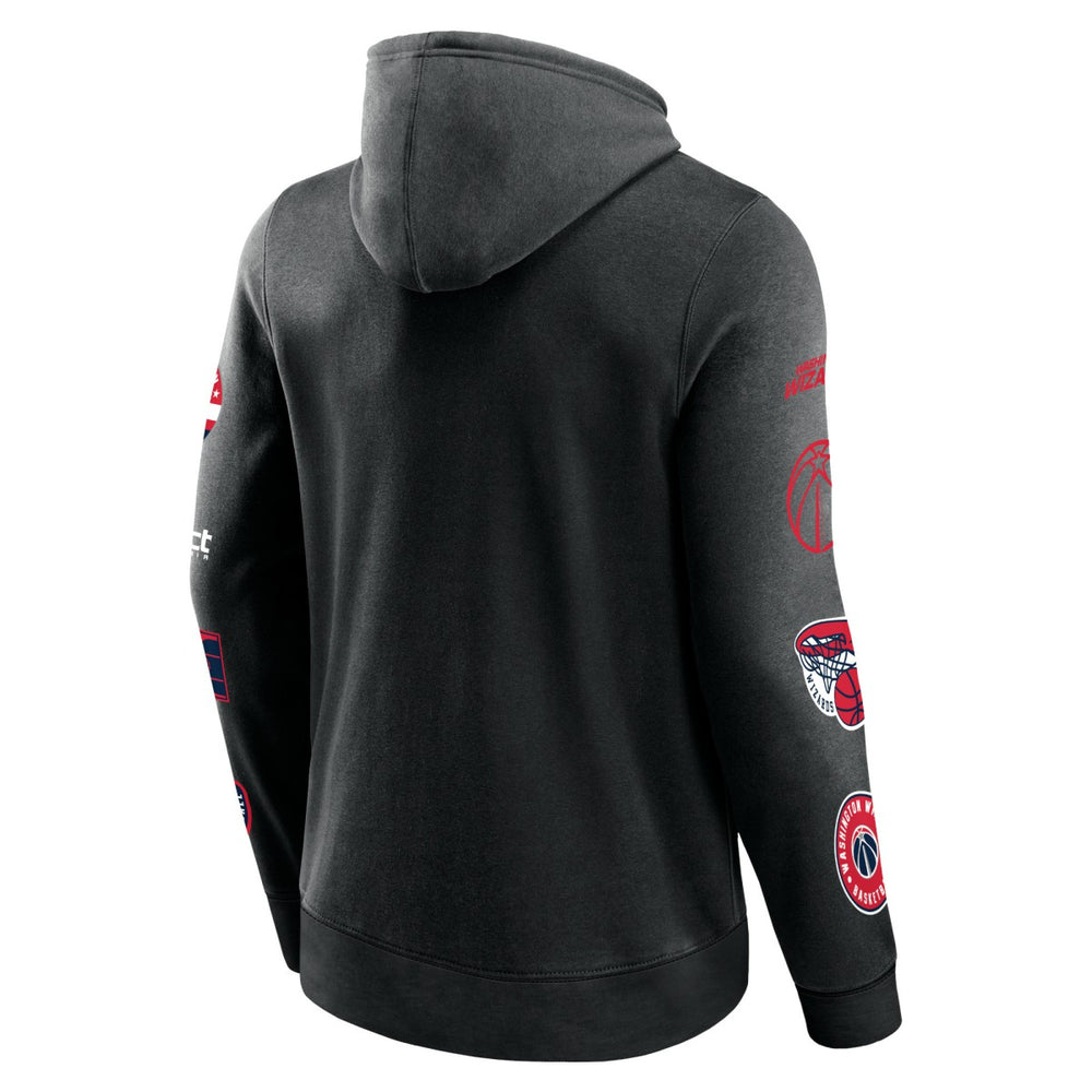 Washington Wizards Home Court Pullover Hoodie Black
