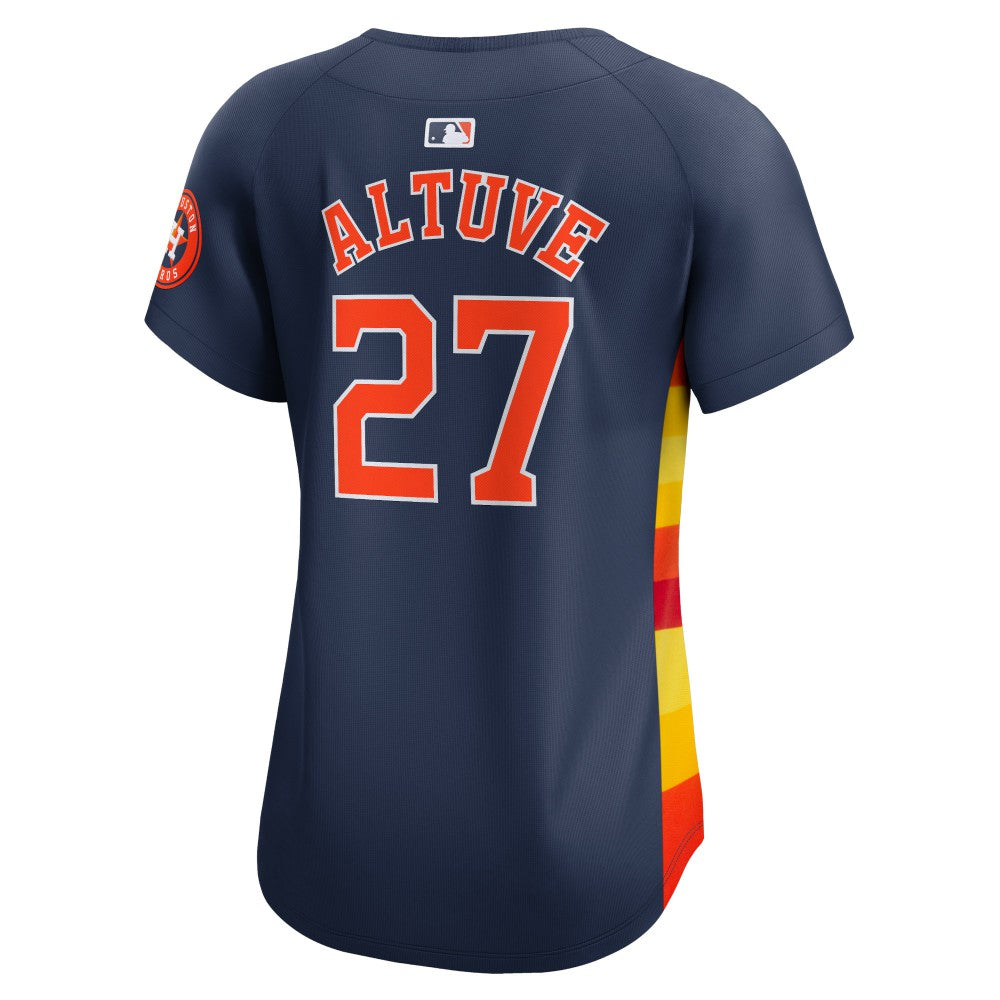 Jose Altuve Houston Astros Nike Women's Alternate Limited Player Jersey – Navy Jerseys