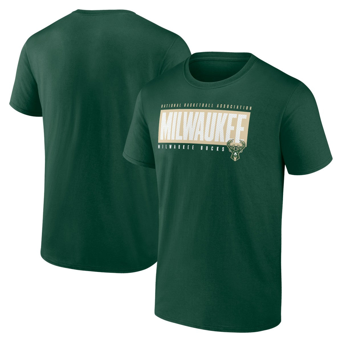 Milwaukee Bucks Box Out T-Shirt Hunter Green