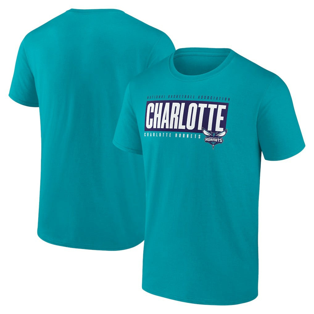 Charlotte Hornets Box Out T-Shirt Teal