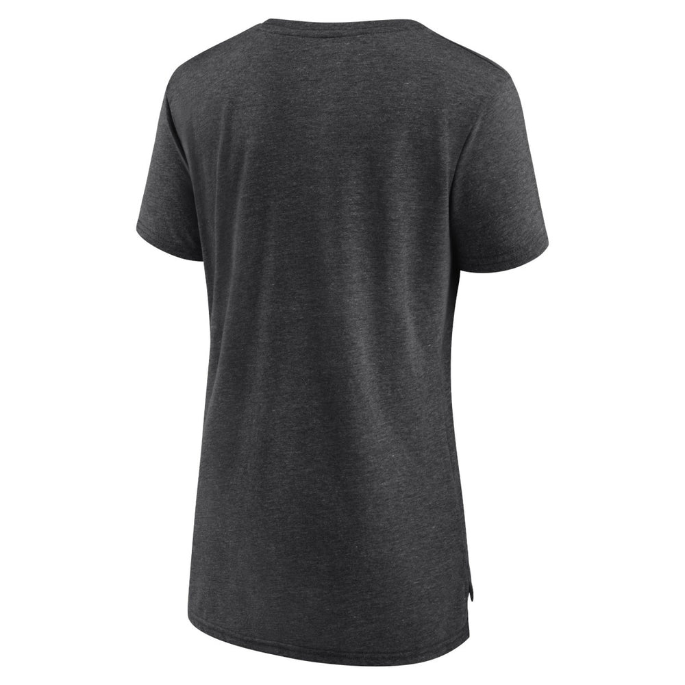 Miami Heat Women's League Leader Tri-Blend T-Shirt Heather Charcoal
