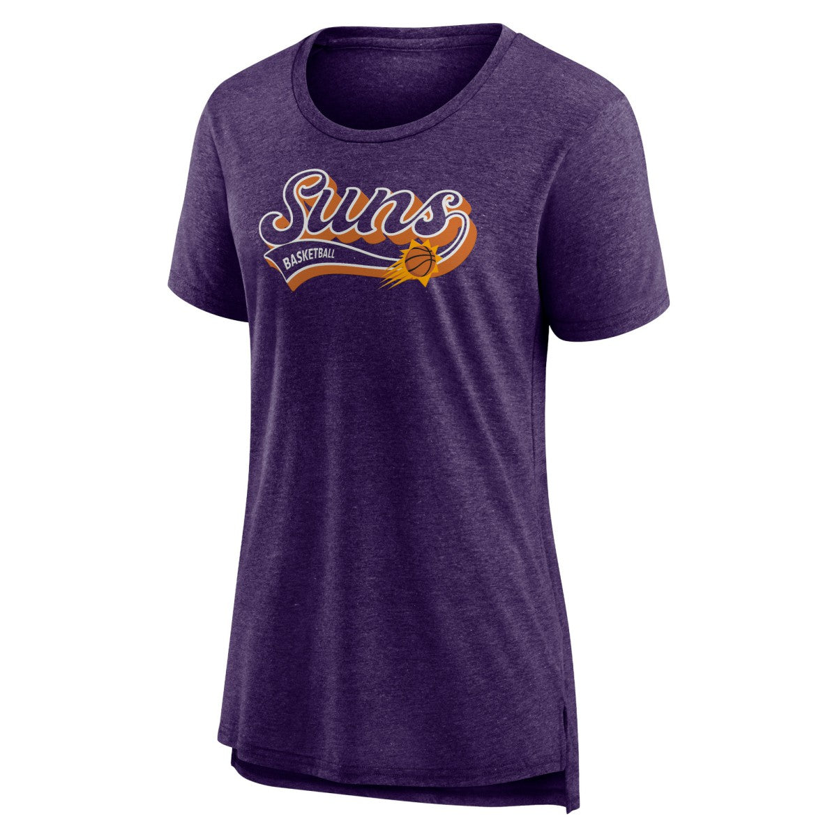 Phoenix Suns Women's League Leader Tri-Blend T-Shirt Heather Purple