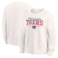 Philadelphia 76ers Women's Close the Game Pullover Sweatshirt Cream