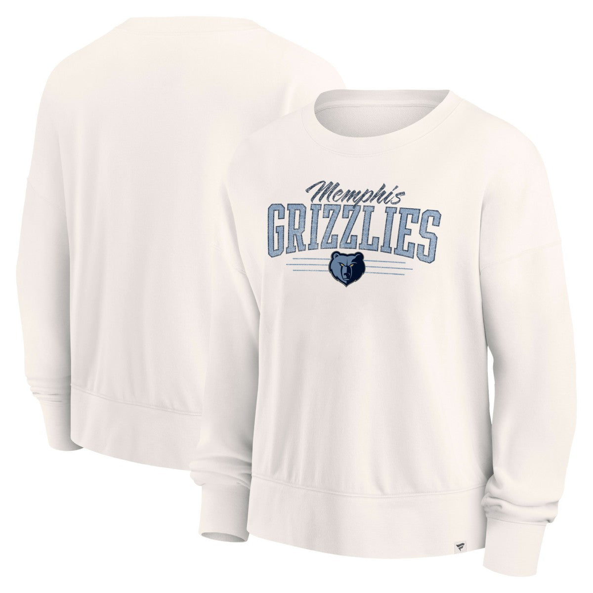 Memphis Grizzlies Women's Close the Game Pullover Sweatshirt Cream