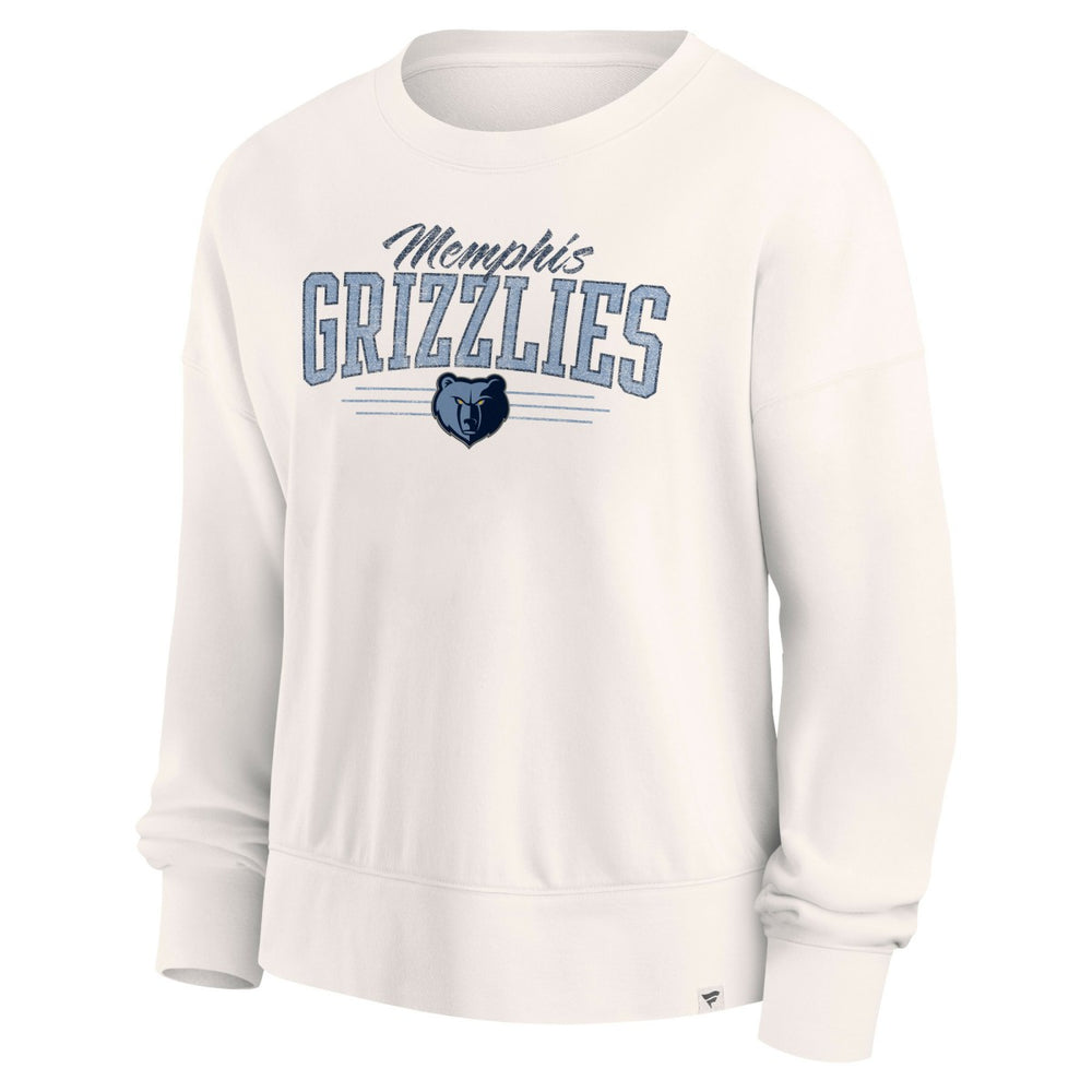 Memphis Grizzlies Women's Close the Game Pullover Sweatshirt Cream