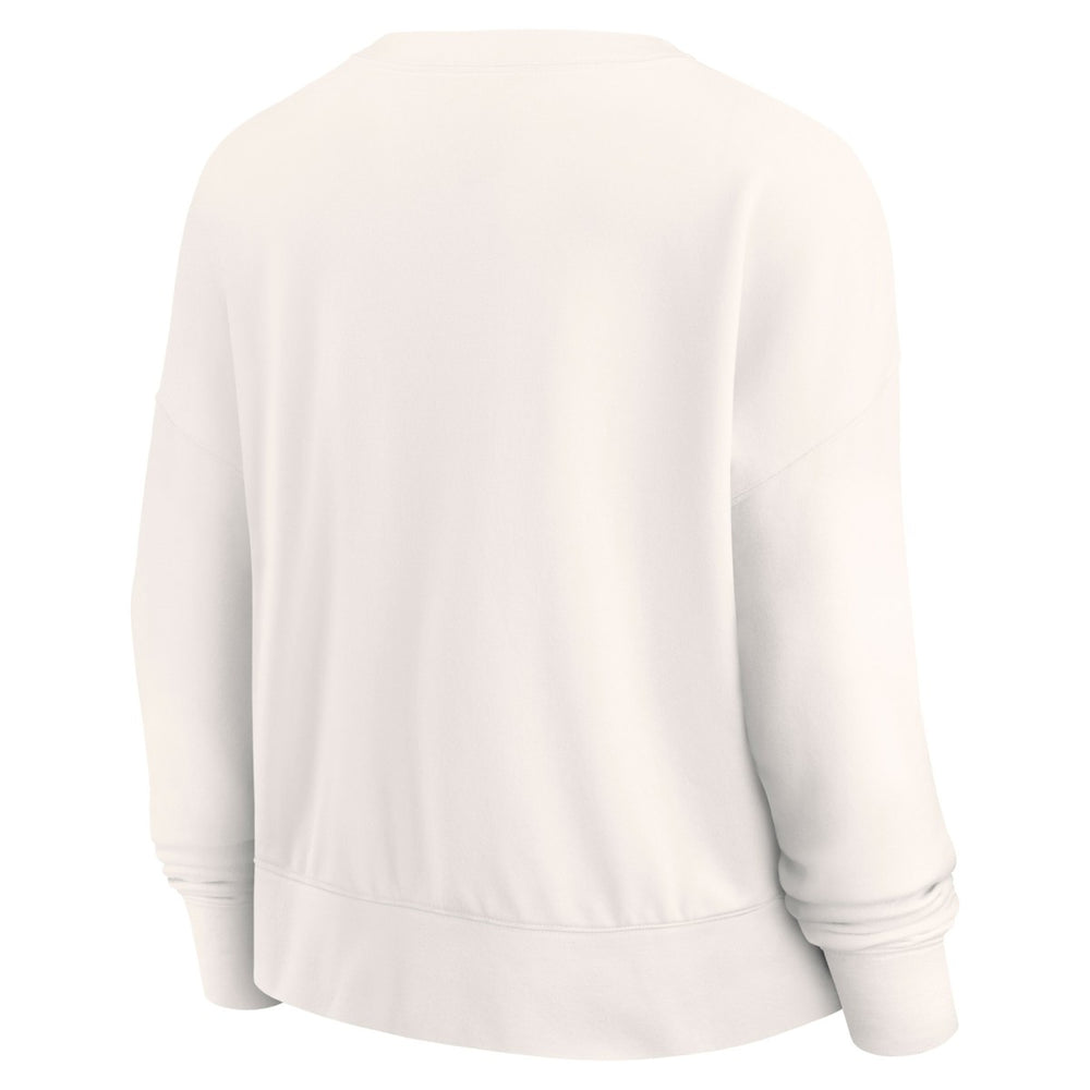Toronto Raptors Women's Close the Game Pullover Sweatshirt Cream