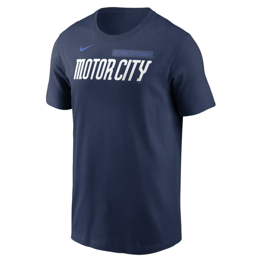 Spencer Torkelson Detroit Tigers Nike 2024 City Connect Fuse Name & Number T-Shirt - Navy T-shirts