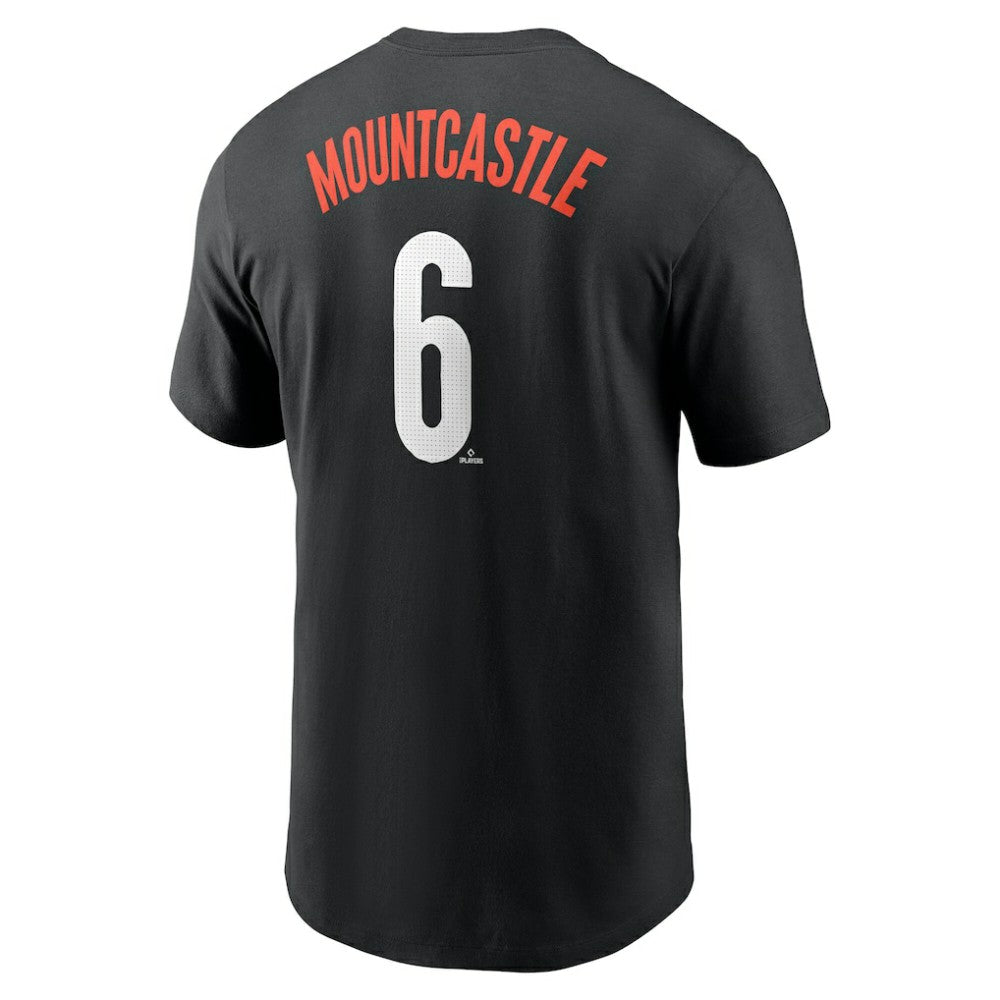 Ryan Mountcastle Baltimore Orioles Nike City Connect Fuse Name & Number T-Shirt - Black T-shirts