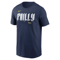 Alec Bohm Philadelphia Phillies Nike 2024 City Connect Fuse Name & Number T-Shirt - Navy T-shirts
