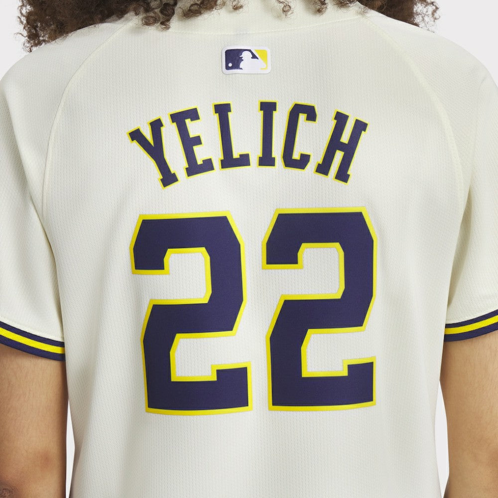 Christian Yelich Milwaukee Brewers Nike Women's Home Limited Player Jersey - Cream Jerseys