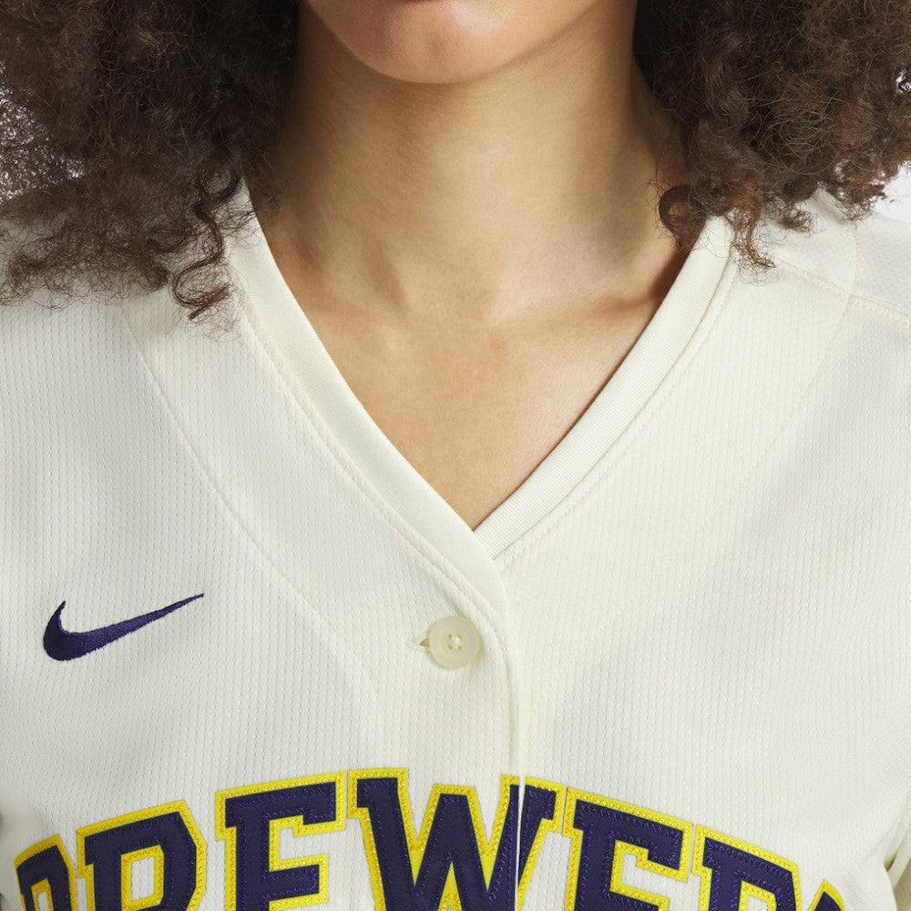 Christian Yelich Milwaukee Brewers Nike Women's Home Limited Player Jersey - Cream Jerseys