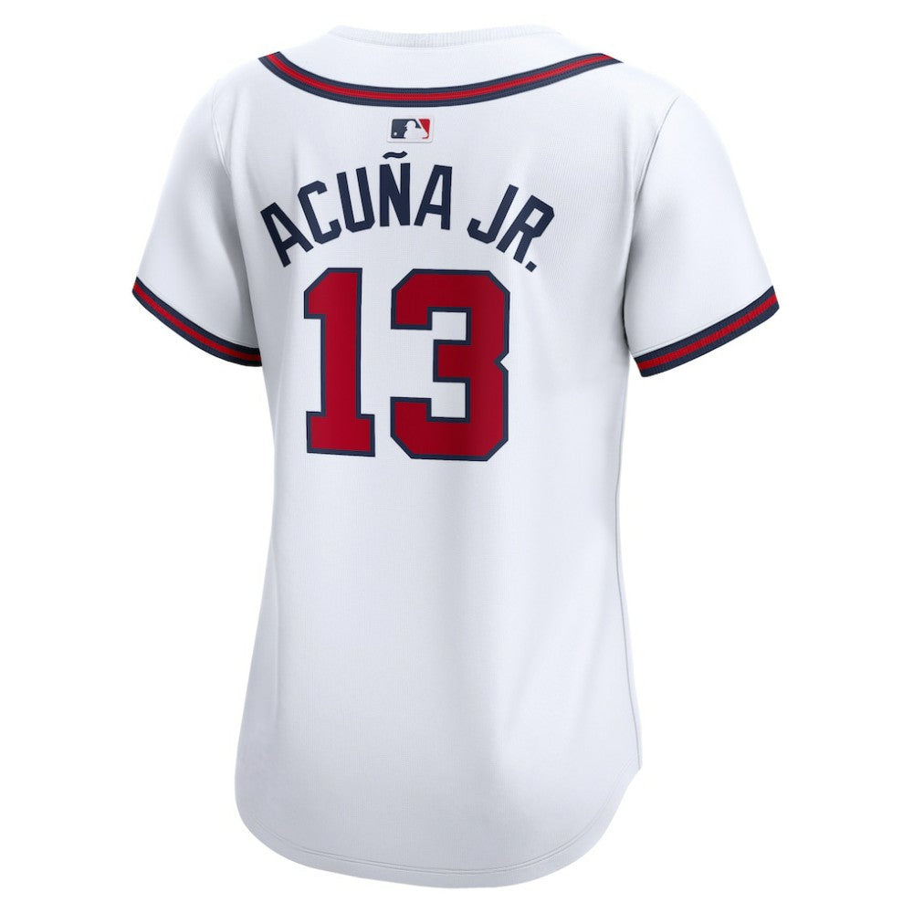 Ronald Acuna Atlanta Braves Nike Women's Home Limited Player Jersey - White Jerseys
