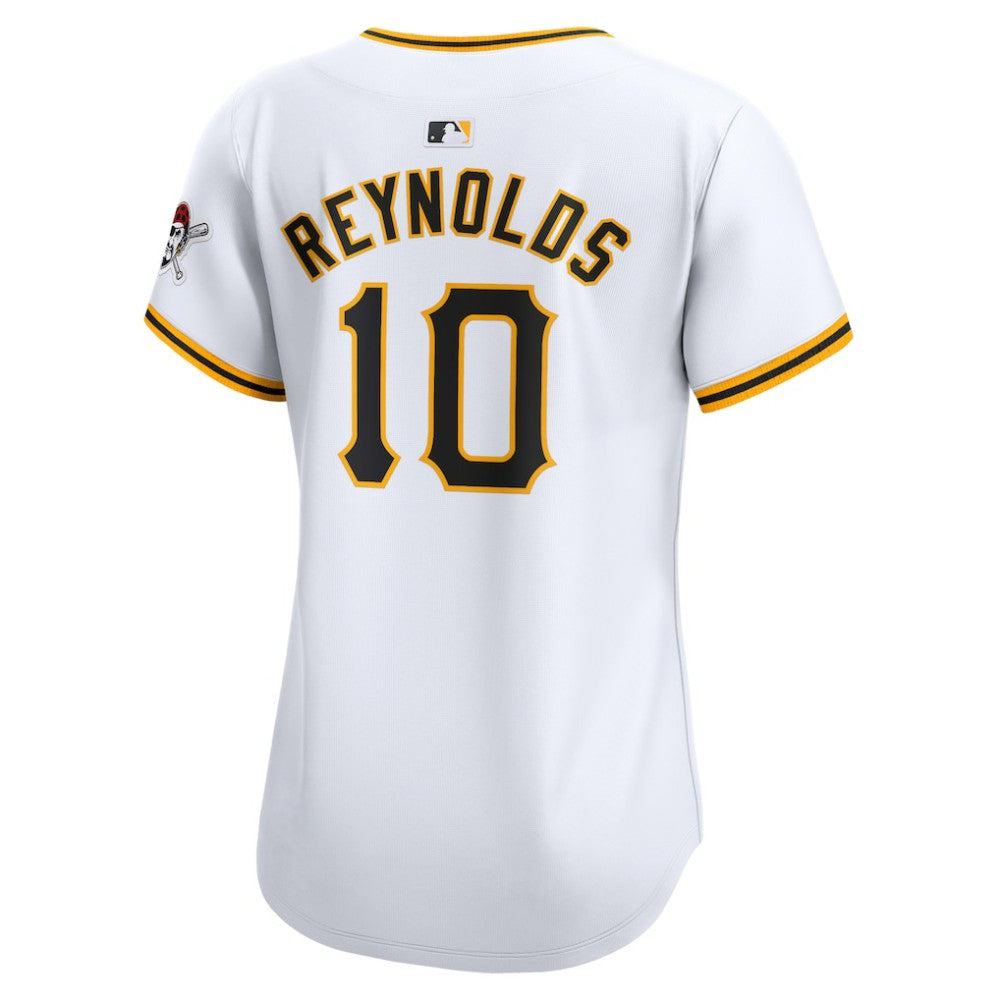 Bryan Reynolds Pittsburgh Pirates Nike Women's  Home Limited Player Jersey - White Jerseys