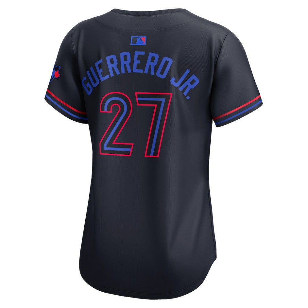 Vladimir Guerrero Jr. Toronto Blue Jays Nike Women's 2024 City Connect Limited Player Jersey - Navy Jerseys