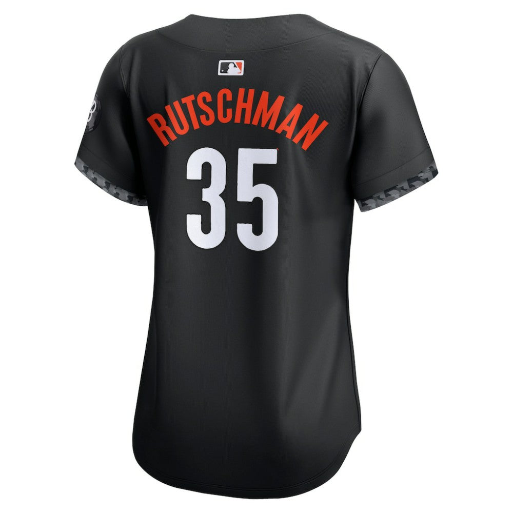 Adley Rutschman Baltimore Orioles Nike Women's City Connect Limited Player Jersey - Black Jerseys