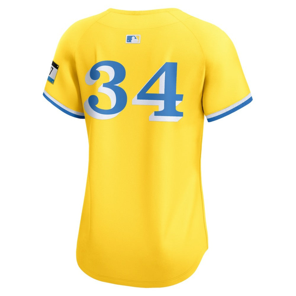 David Ortiz Boston Red Sox Nike Women's City Connect Retired Player Jersey - Gold Jerseys