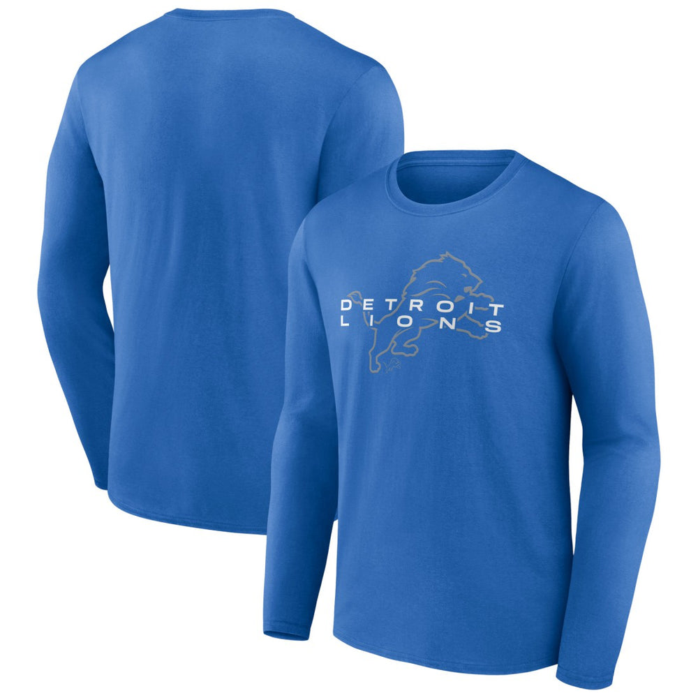 Detroit Lions Advance to Victory Long Sleeve T-Shirt Blue