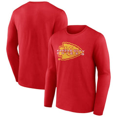 Kansas City Chiefs Advance to Victory Long Sleeve T-Shirt Red