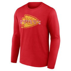 Kansas City Chiefs Advance to Victory Long Sleeve T-Shirt Red