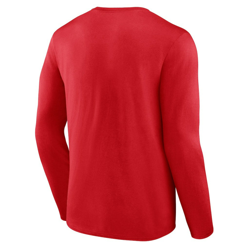 Kansas City Chiefs Advance to Victory Long Sleeve T-Shirt Red