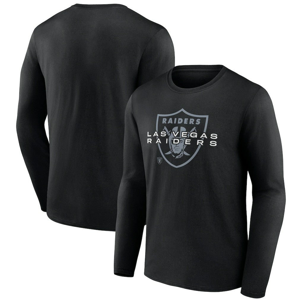 Las Vegas Raiders Advance to Victory Long Sleeve T-Shirt Black